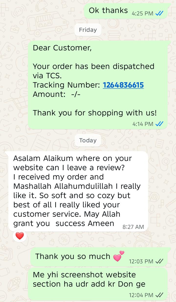 Zainab WhatsApp Review
