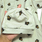 Soft Cotton Baby Footie , Cap Set — Acron