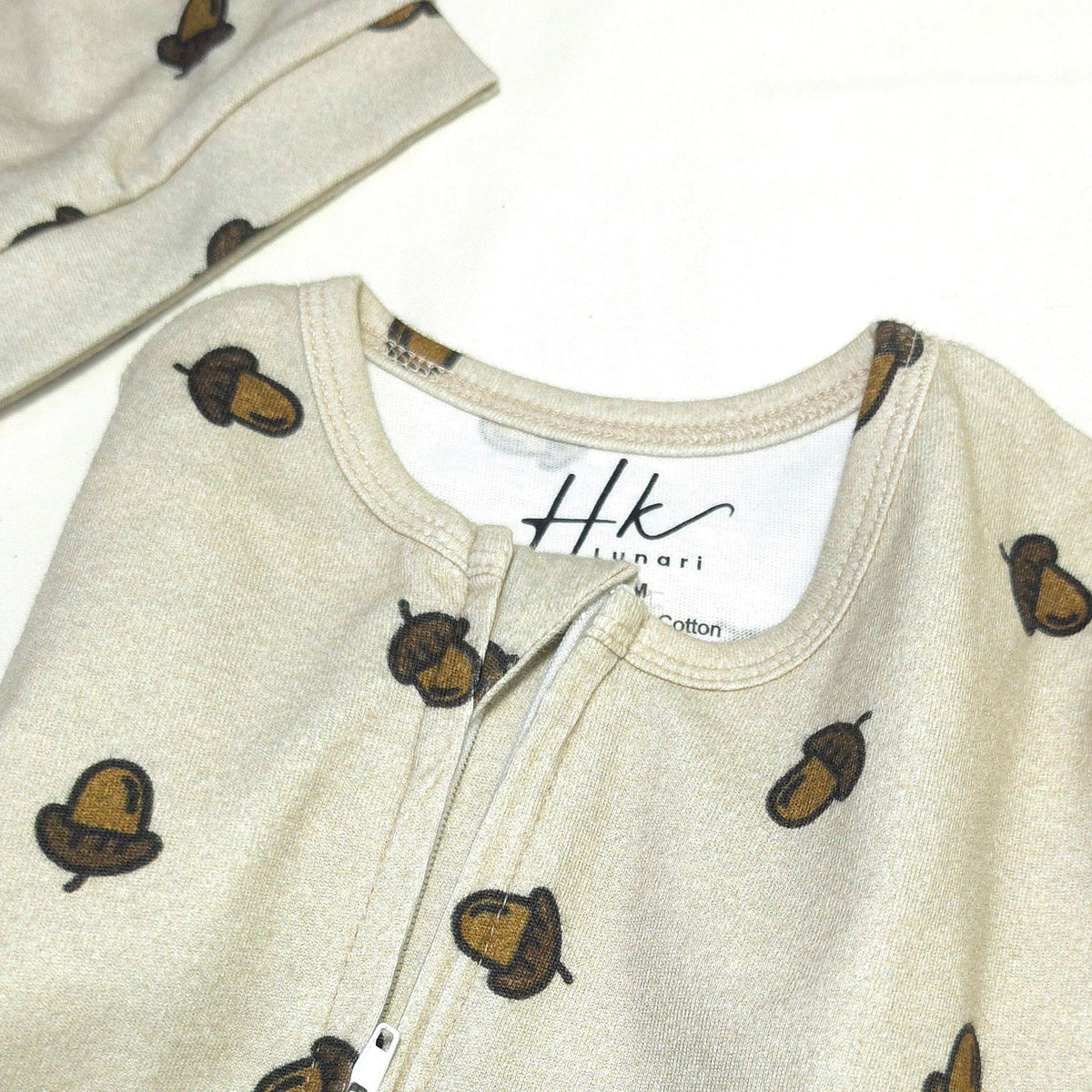 Soft Cotton Baby Footie , Cap Set — Acron