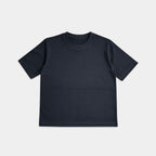 Black Tee with Printed Tapered Pants