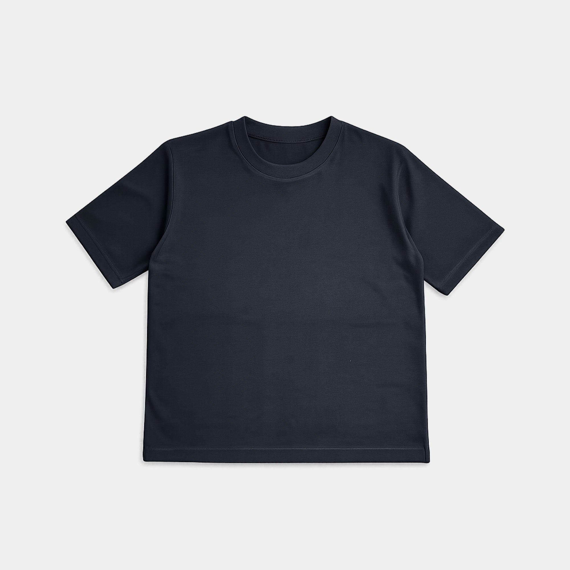 Black Tee with Printed Tapered Pants