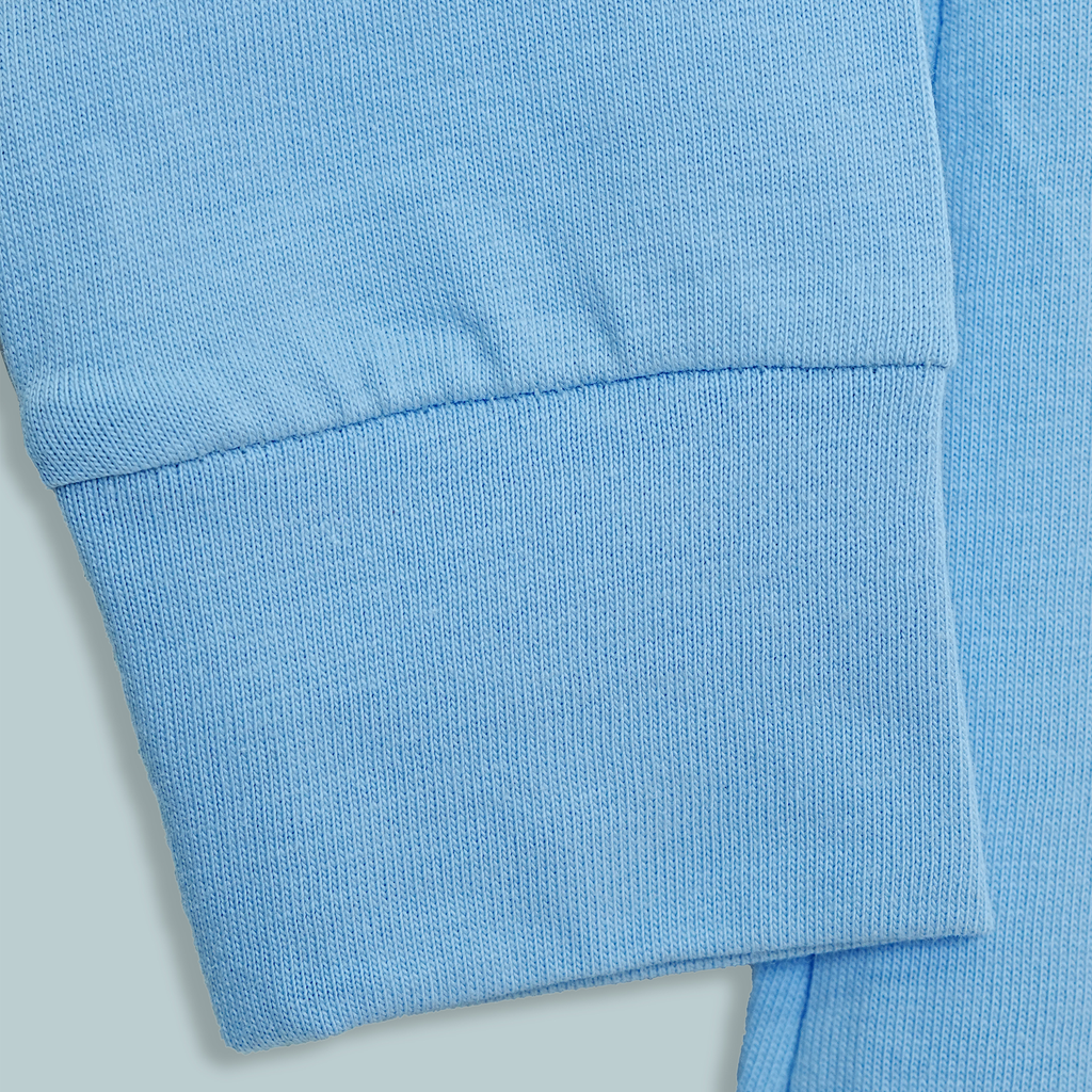 Soft Cotton Baby Romper — Sky Blue