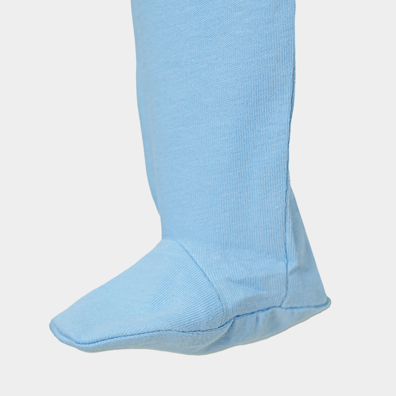 Blue Cotton Jersey – Zipper Sleepsuit