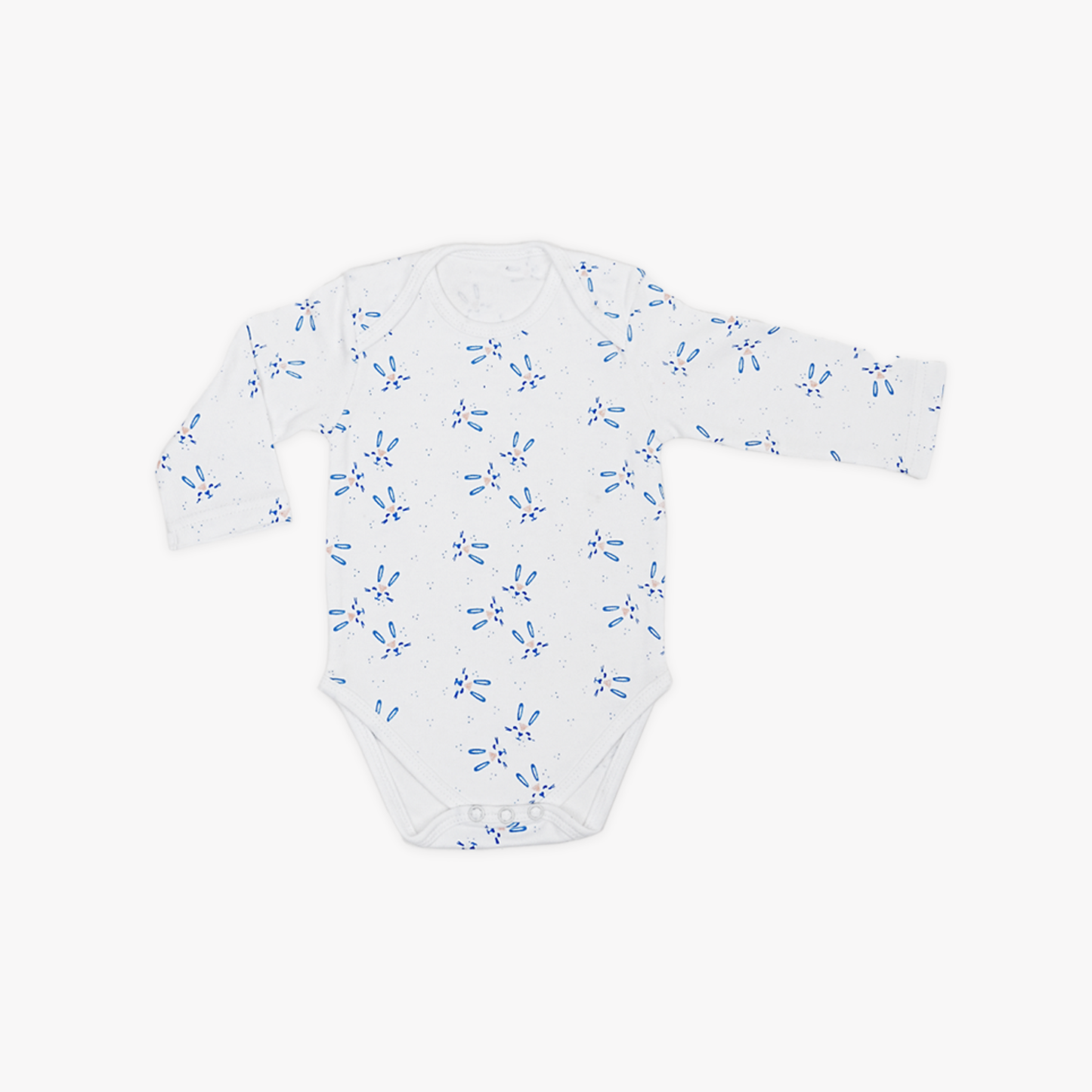 Newborn Gift Set – Blue Bunny Dreams (4-Piece Cotton Set)