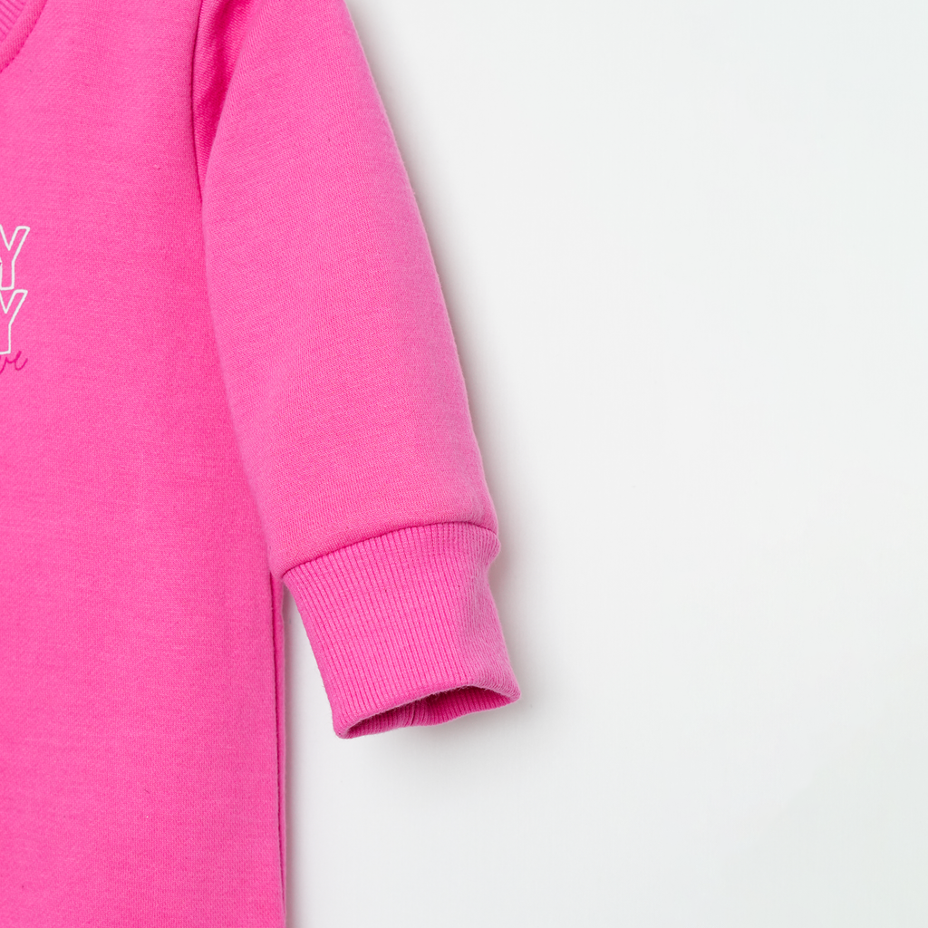 Baby Girl Pink Bodysuit & Jogger Set