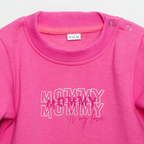 Baby Girl Pink Bodysuit & Jogger Set