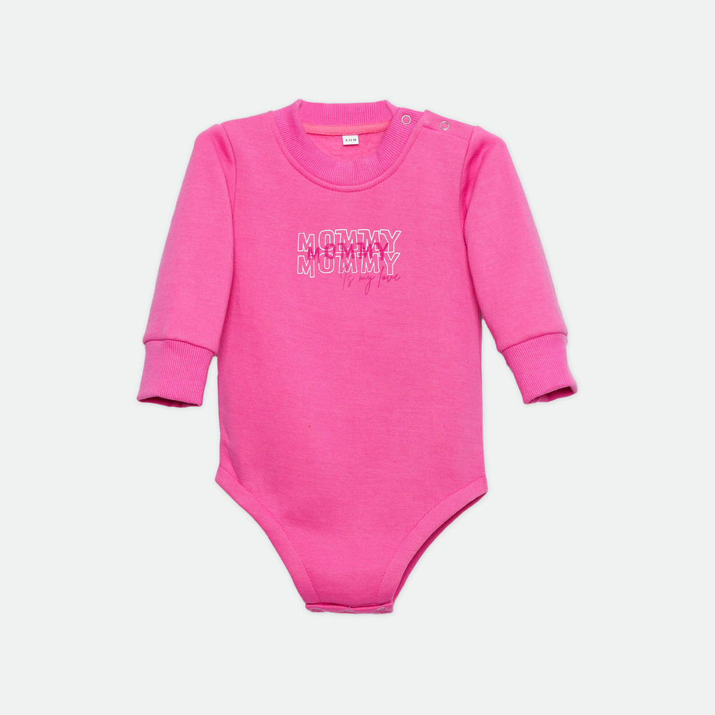 Baby Girl Pink Bodysuit & Jogger Set