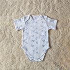 2-Pack Soft Cotton Baby Bodysuits — Bunny Print Set