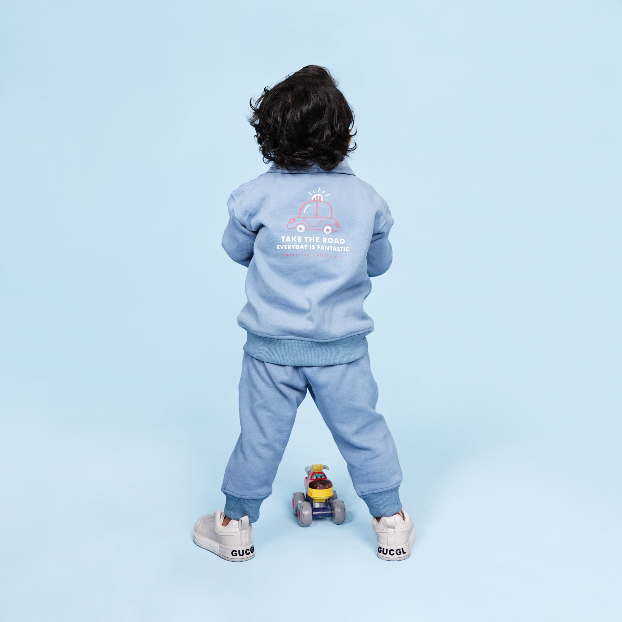 Blue Fleece Collar Set – Playtime Cozy Edit