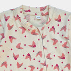 Blush Butterfly Baby Romper