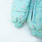 Aqua Mermaid Puffer Hooded Jacket