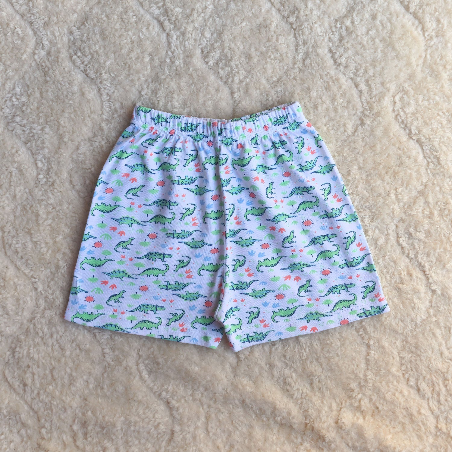 Dino Print Cotton Co-ord Set (2-Piece)