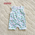 Dino Sleeveless Romper - Cotton