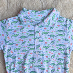 Dino Print Cotton Co-ord Set (2-Piece)