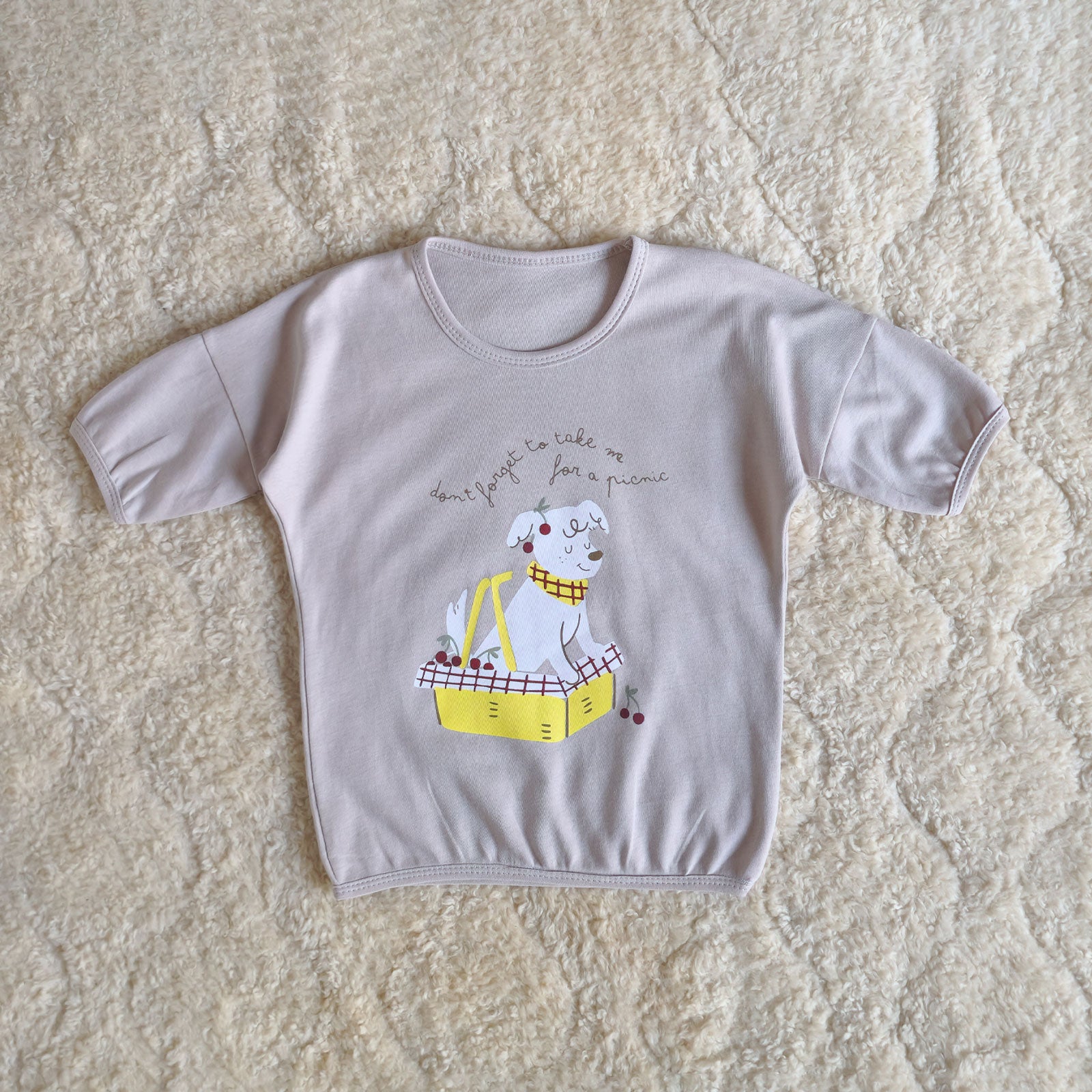 Little Picnic Puppy Co-ord Set (Tee + Shorts)
