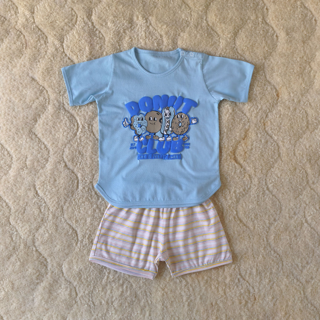 Donut Club Co-ord Set (Tee + Shorts)