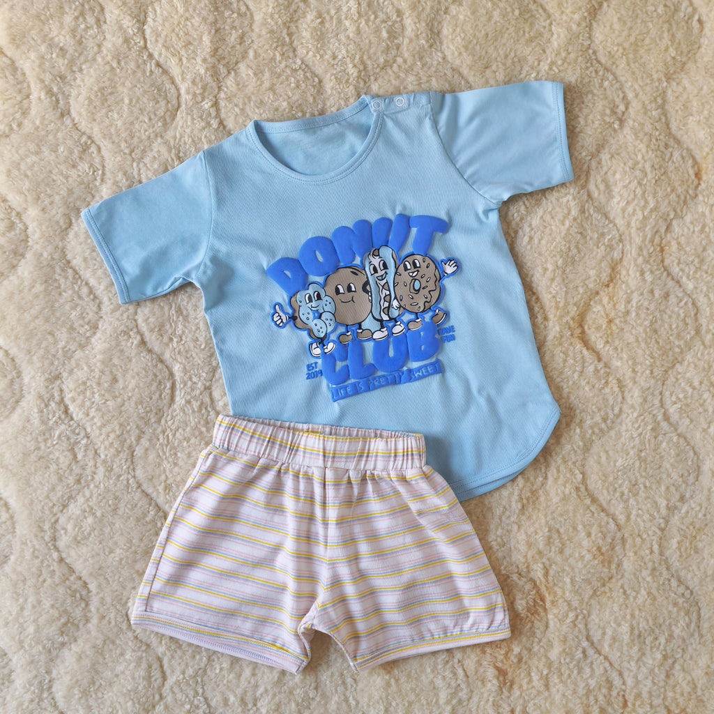 Donut Club Co-ord Set (Tee + Shorts)