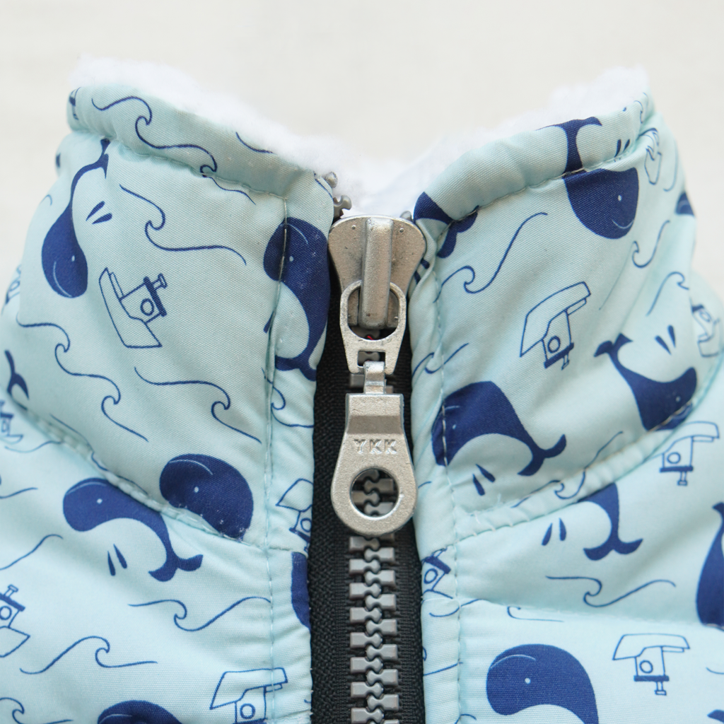 Blue Whale Puffer Jacket