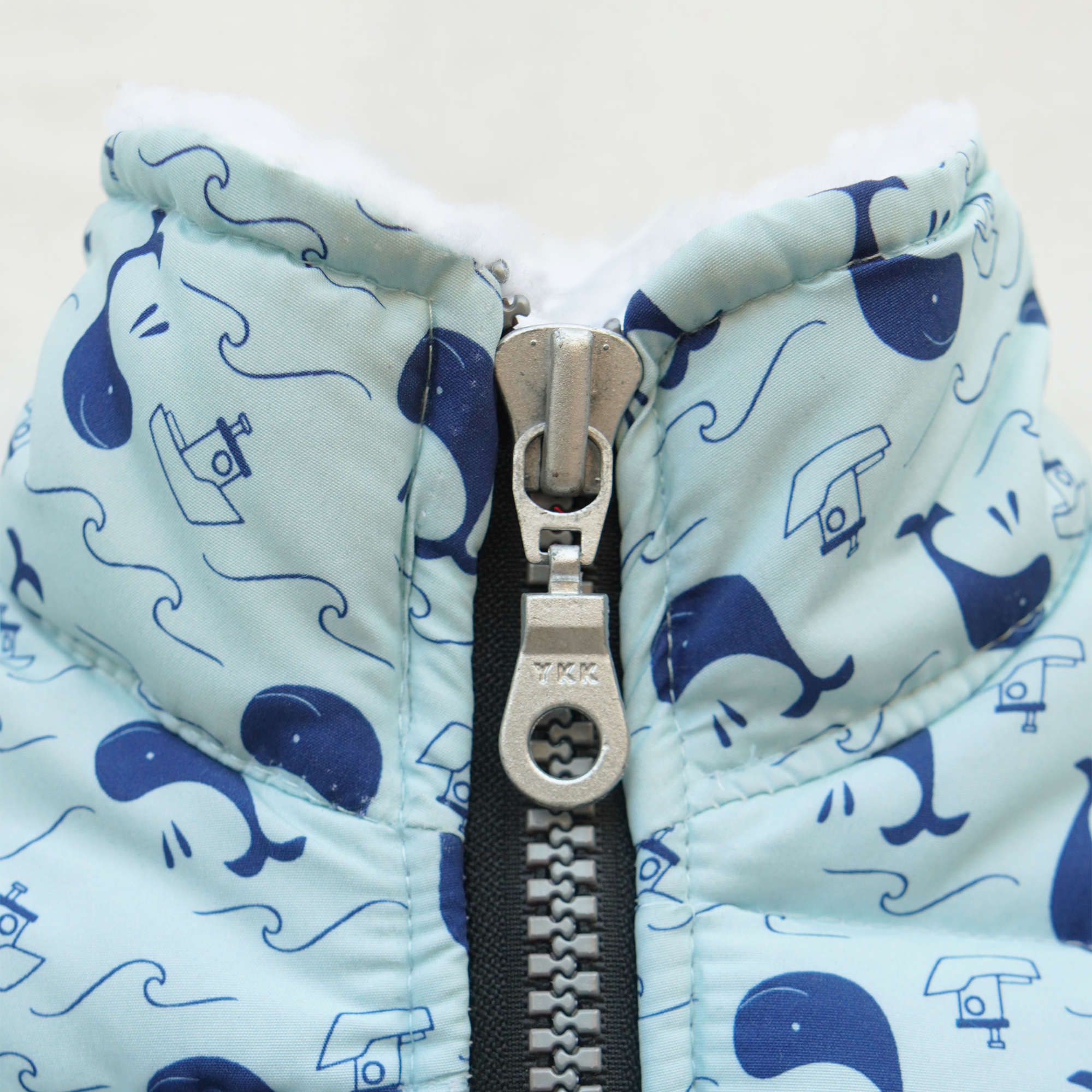 Blue Whale Puffer Jacket