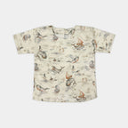 Ocean Dream Overlap Top with Balloon Trouser