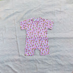 Blossom Bee  Cotton Zip Half Romper
