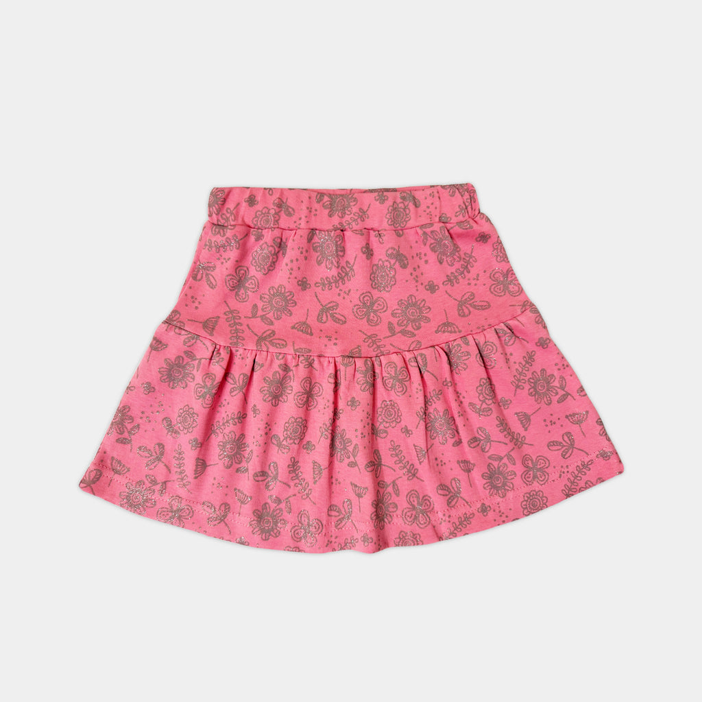 Pink Glittery Co-Ord Set – Relaxed Fit Top with Skirt