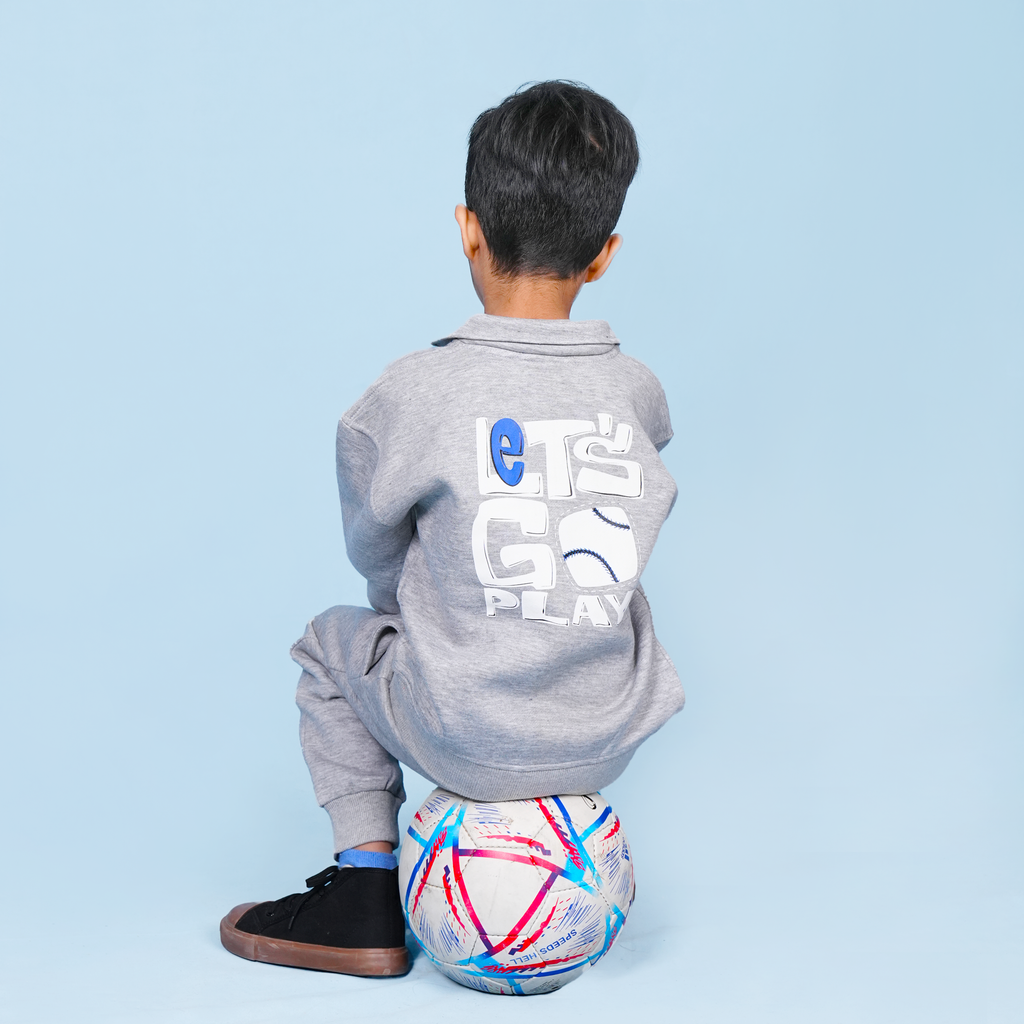 Gray Fleece Collar Set – Playtime Cozy Edit