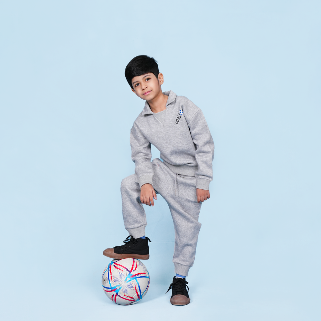 Gray Fleece Collar Set – Playtime Cozy Edit