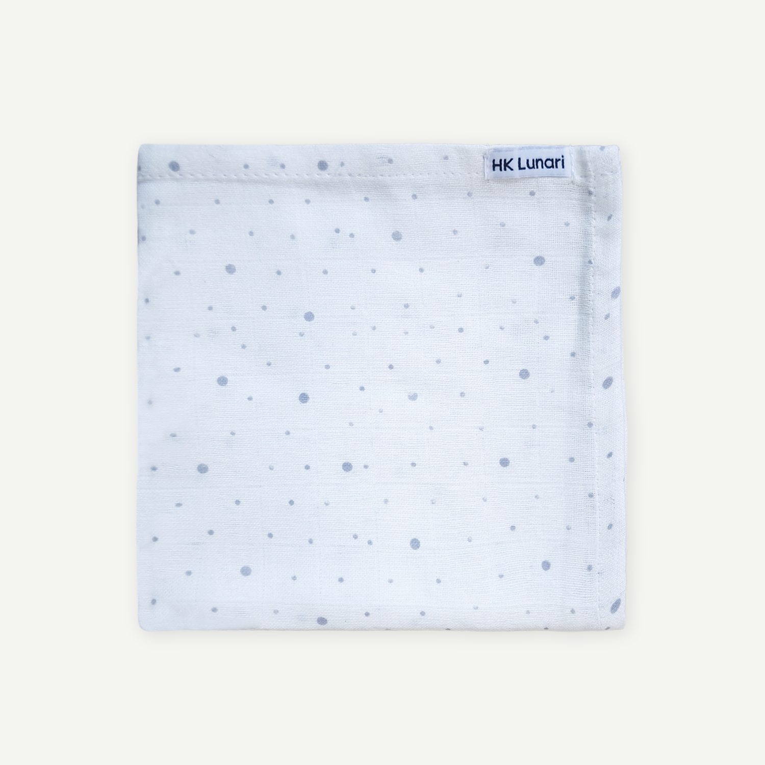 Muslin Swaddle Sheets – Grey & Dots