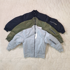 Gray Kids Bomber Jacket
