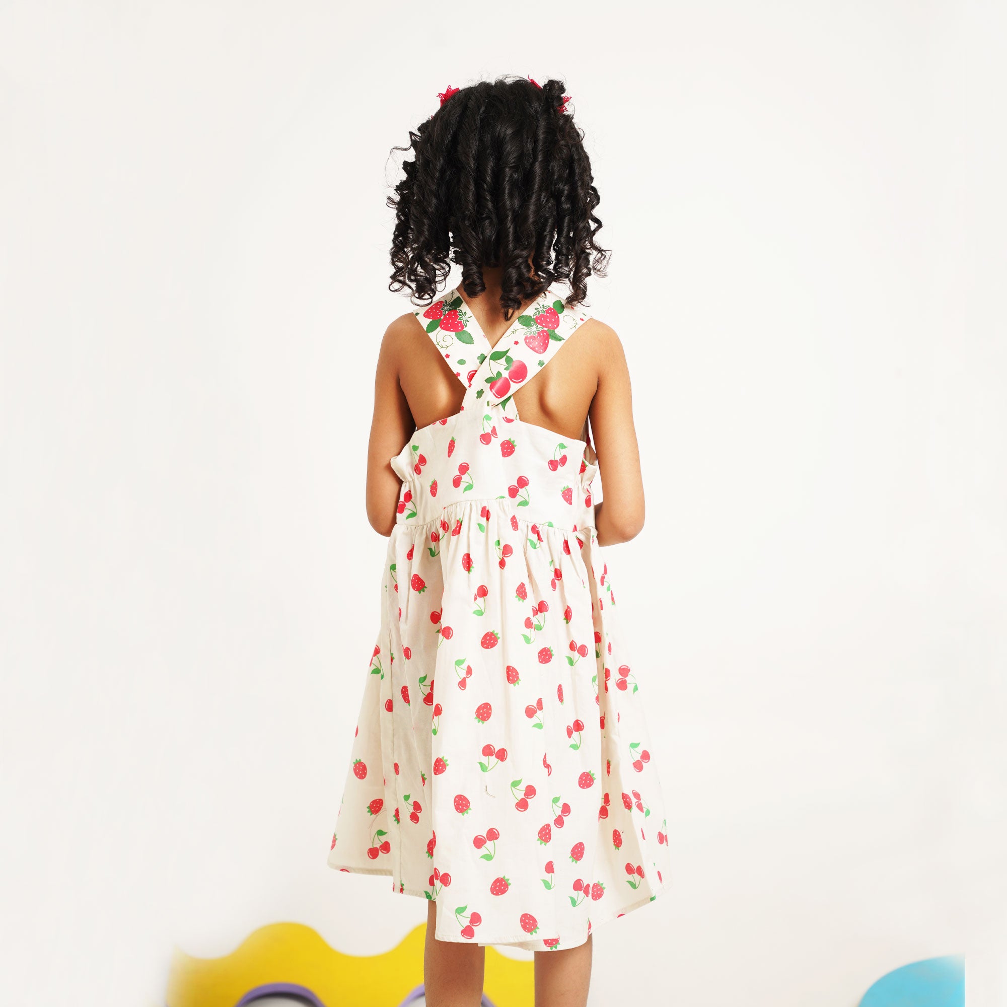 High - Low Strawberry Frock