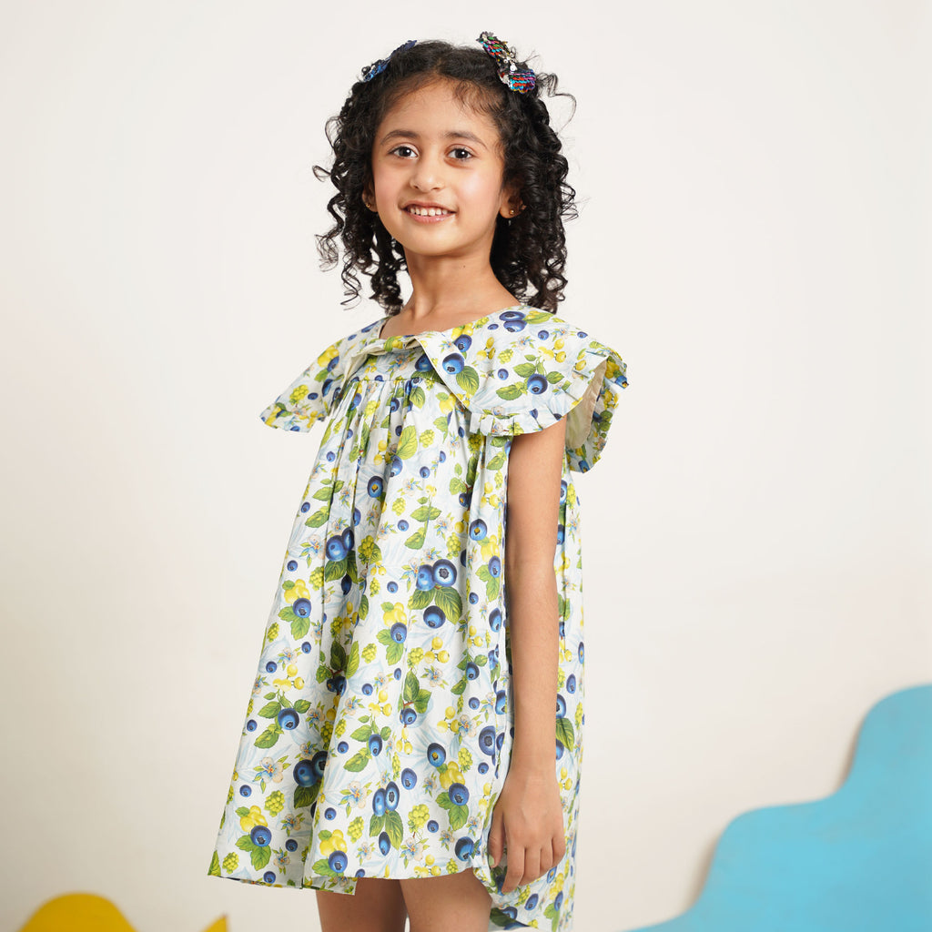 Berries Print Flared Top