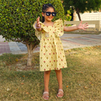Butterbloom Summer Floral Frock for Girls | Soft Cotton