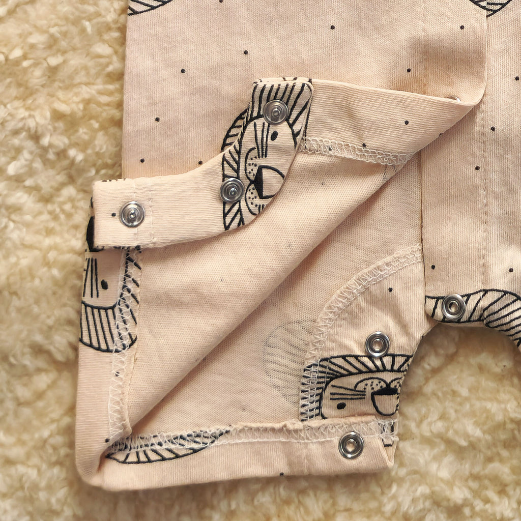 Little Lion Half Romper - Cotton