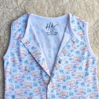 little Wild Sleeveless Romper - Cotton