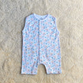 little Wild Sleeveless Romper - Cotton