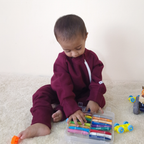 Maroon Winter Romper – Cotton Fleece