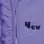 Soft Cotton Baby Romper — Purple