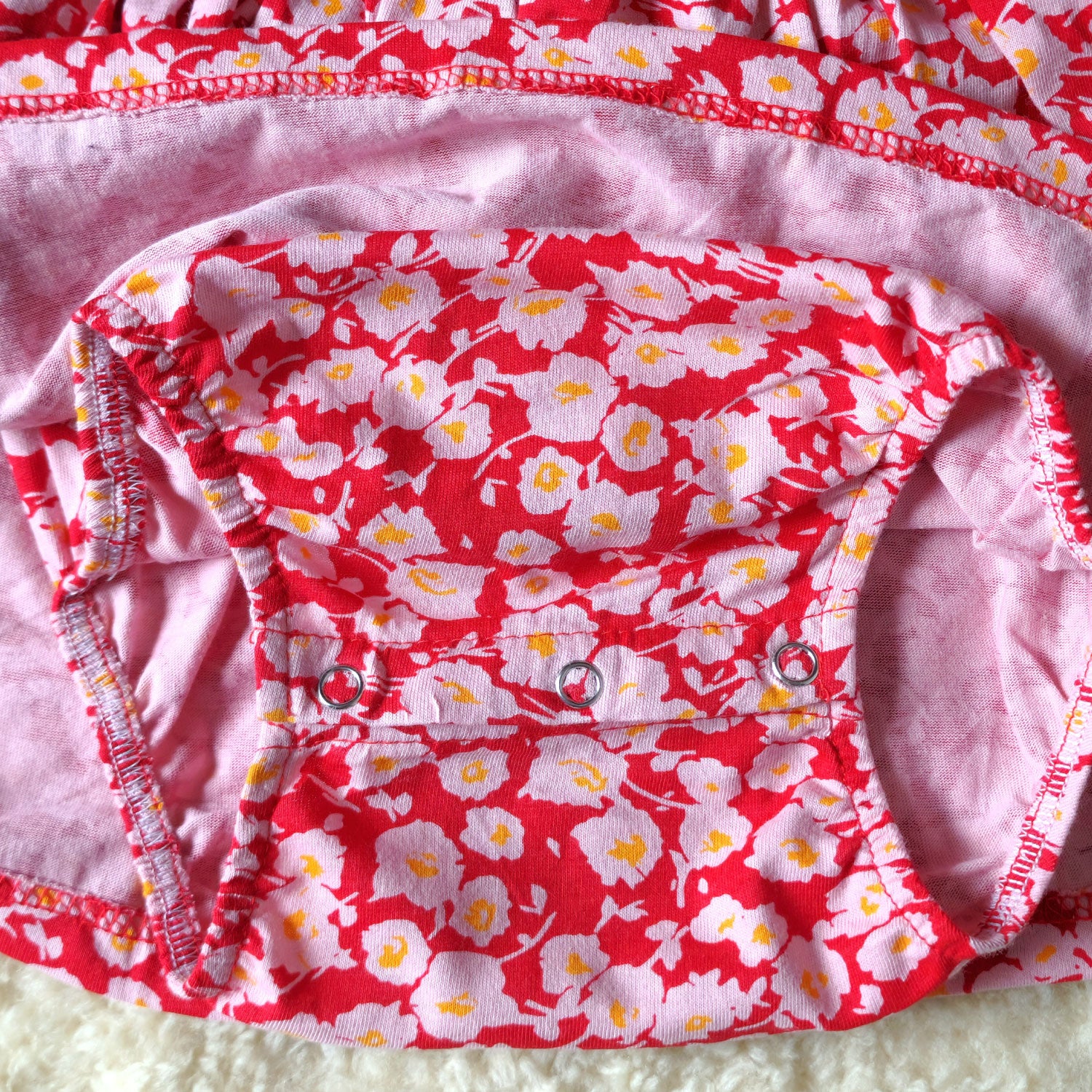 Blossom Flutter Sleeve Romper Dress