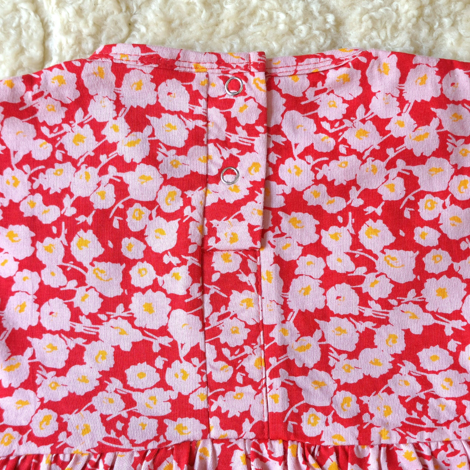 Blossom Flutter Sleeve Romper Dress