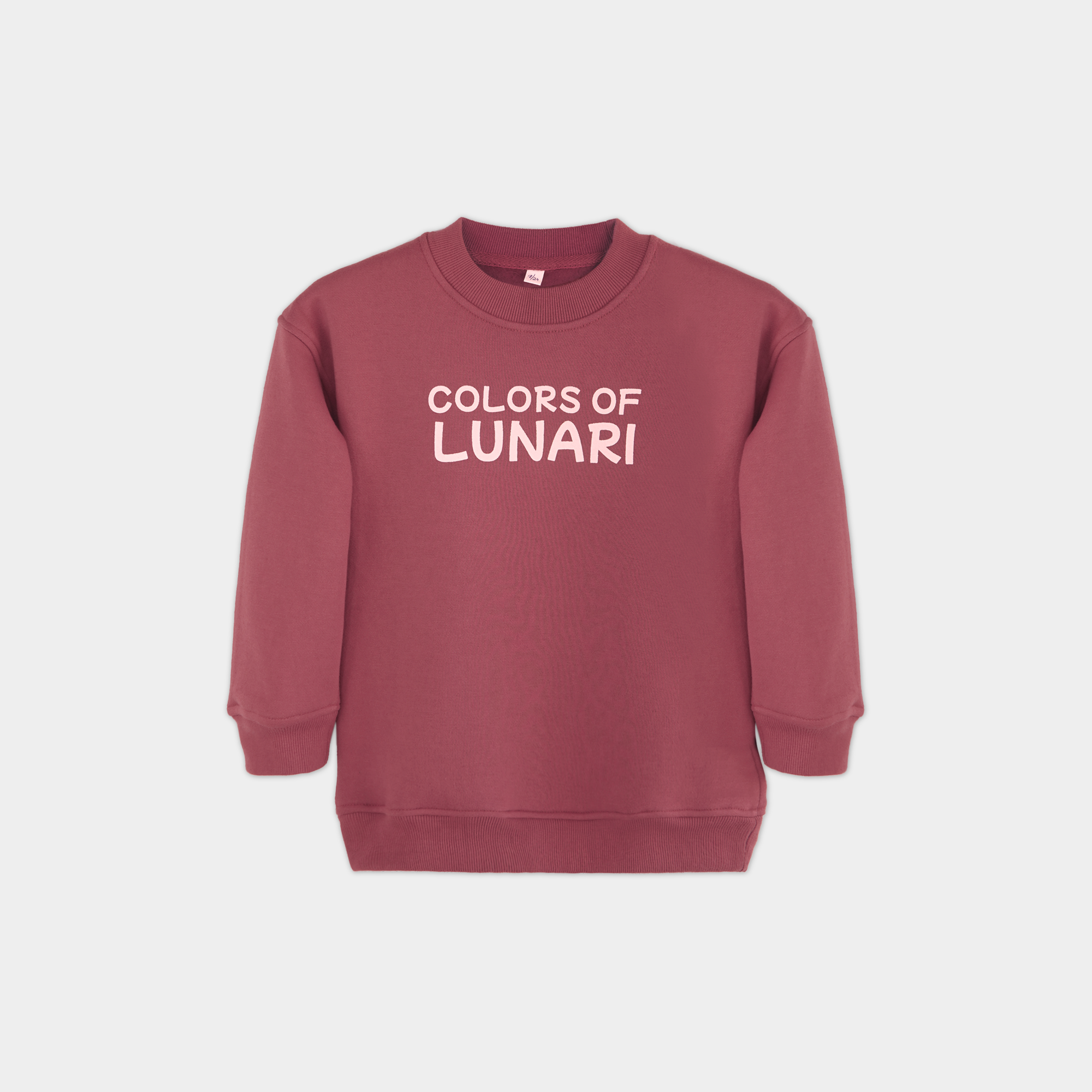 Rust Red Unisex Fleece Sweatshirt & Trouser Set