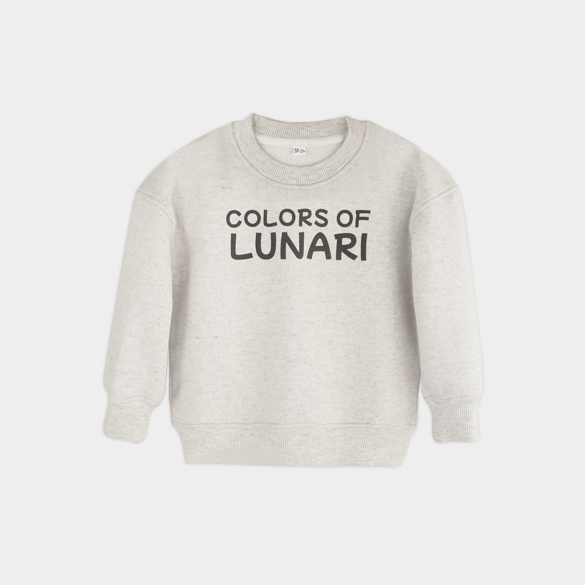 Gray Unisex Fleece Sweatshirt & Trouser Set