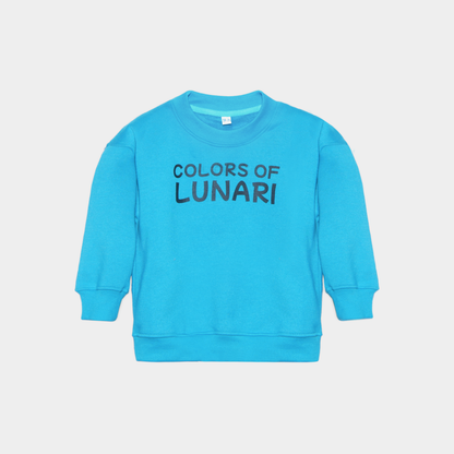 Teal blue Unisex Fleece Sweatshirt & Trouser Set