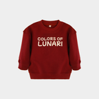 Maroon Unisex Fleece Sweatshirt & Trouser Set