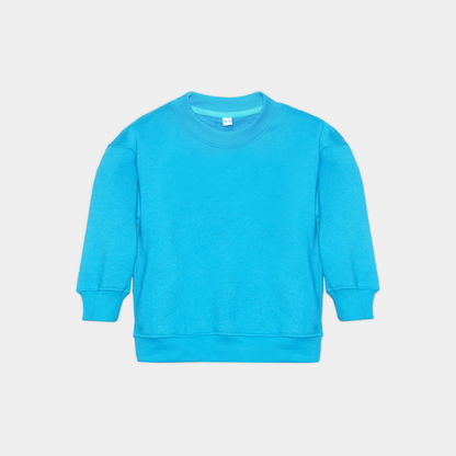 Teal blue Unisex Fleece Sweatshirt & Trouser Set