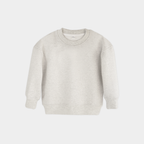 Gray Unisex Fleece Sweatshirt & Trouser Set