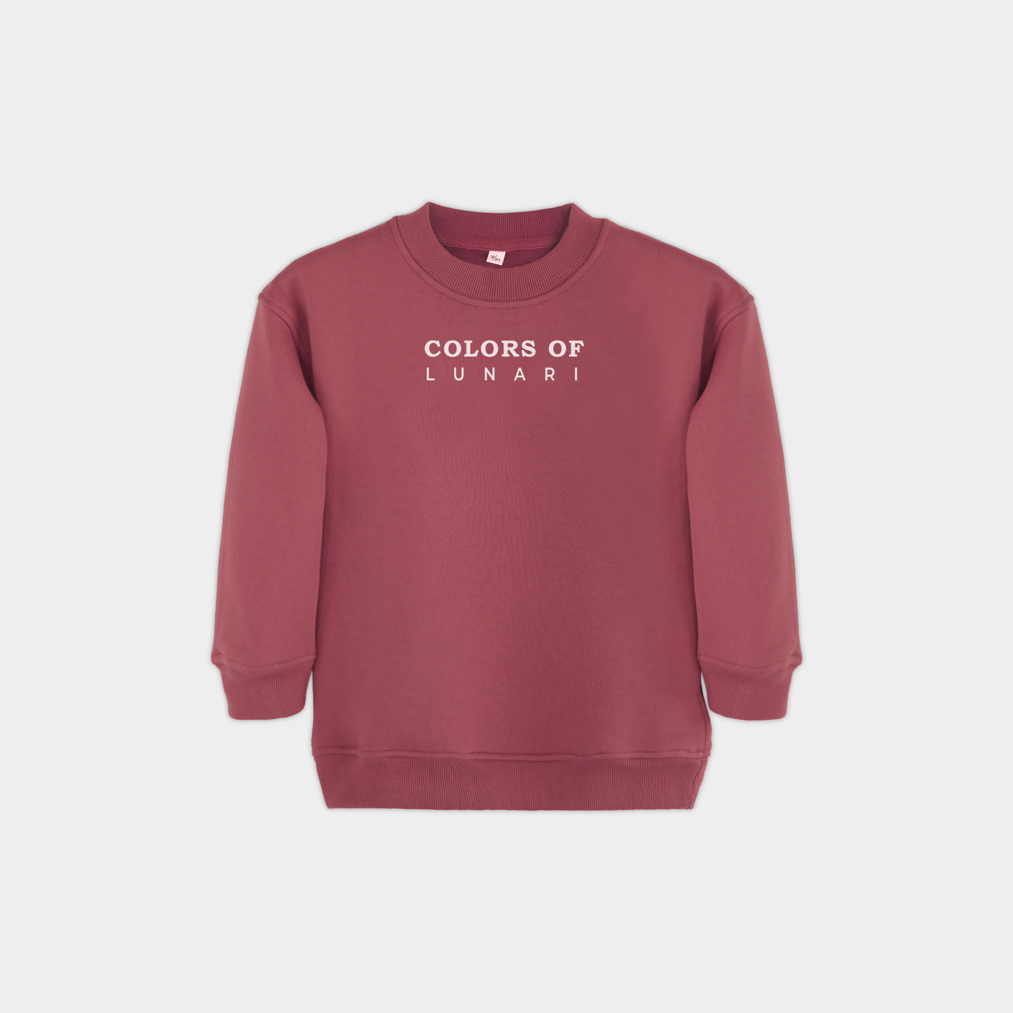 Rust Red Unisex Fleece Sweatshirt & Trouser Set