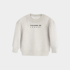 Gray Unisex Fleece Sweatshirt & Trouser Set