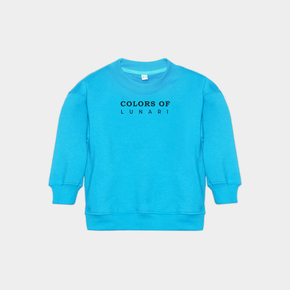 Teal blue Unisex Fleece Sweatshirt & Trouser Set
