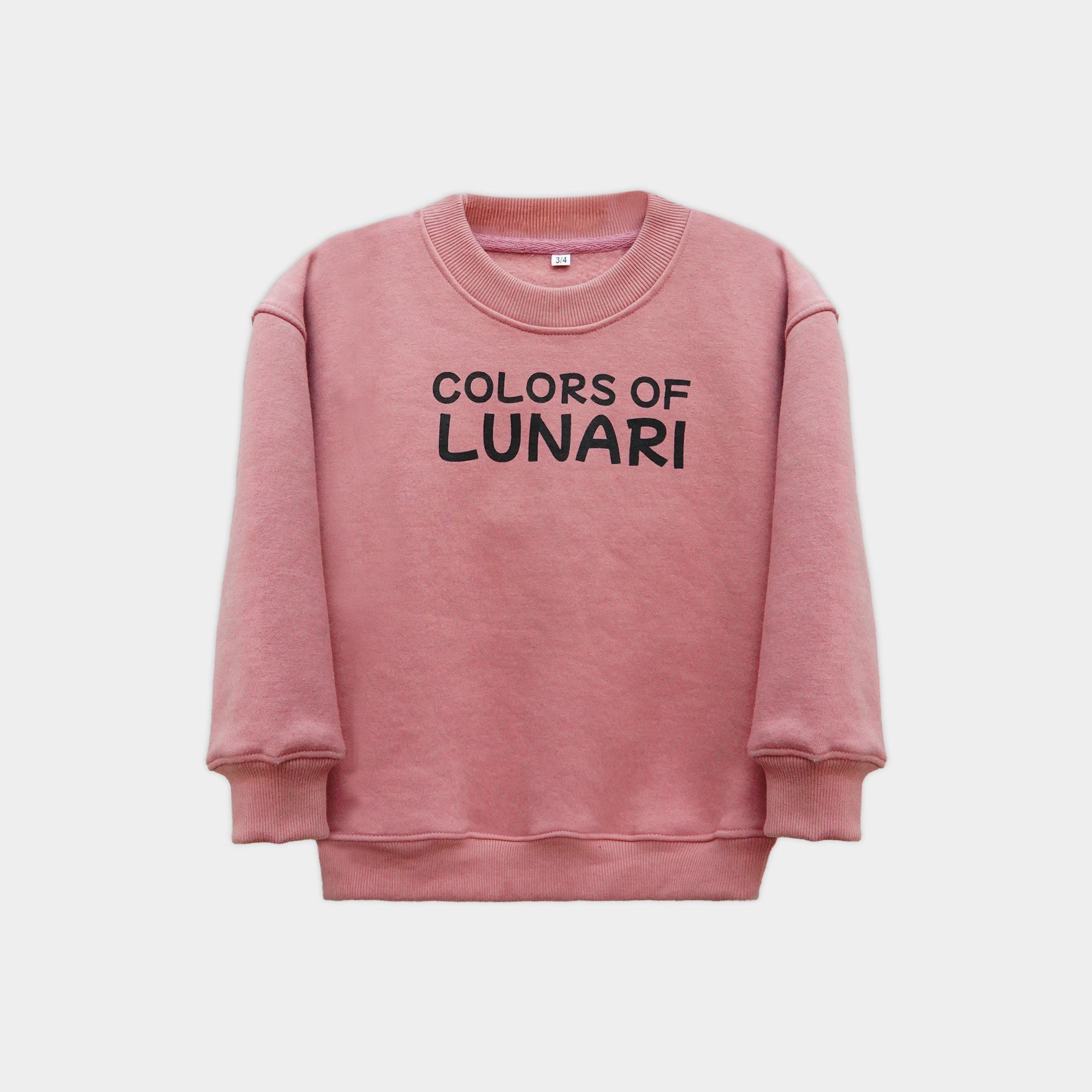 Tea Pink Unisex Fleece Sweatshirt & Trouser Set